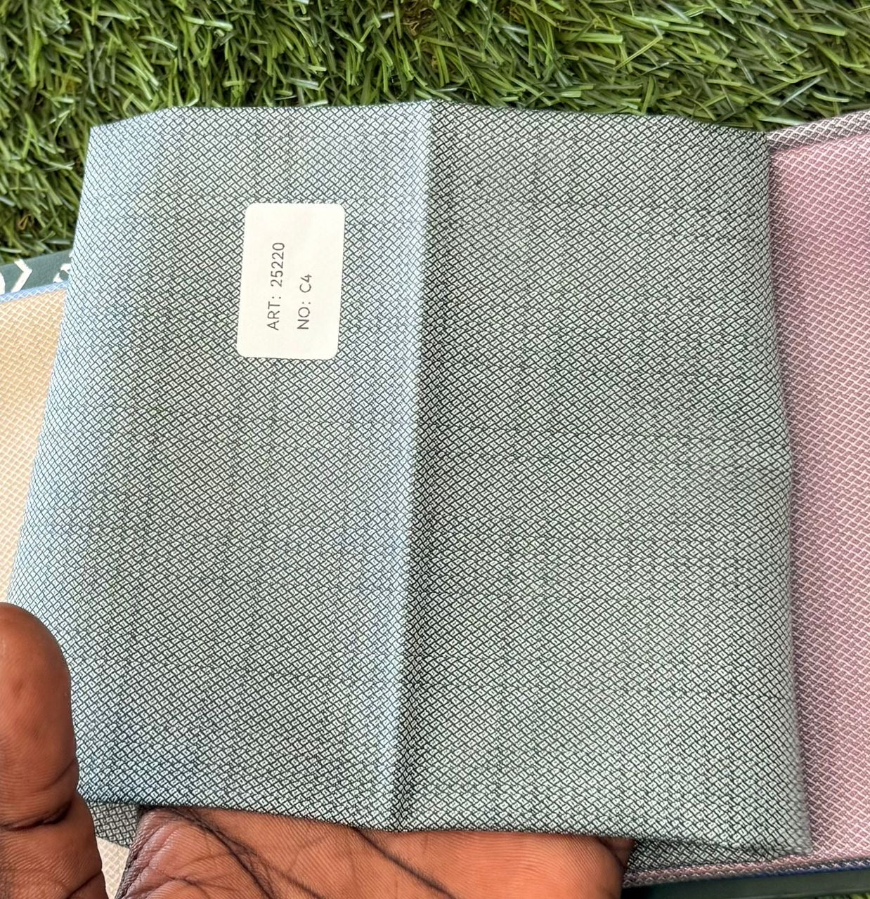 Tissu Oxford Premium Vert Sauge – Tenues Africaines Élégantes