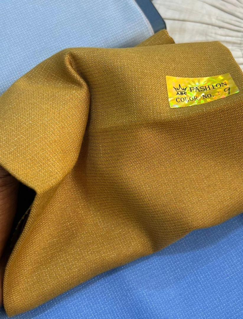 Tissu Homme camel Texture Maillée