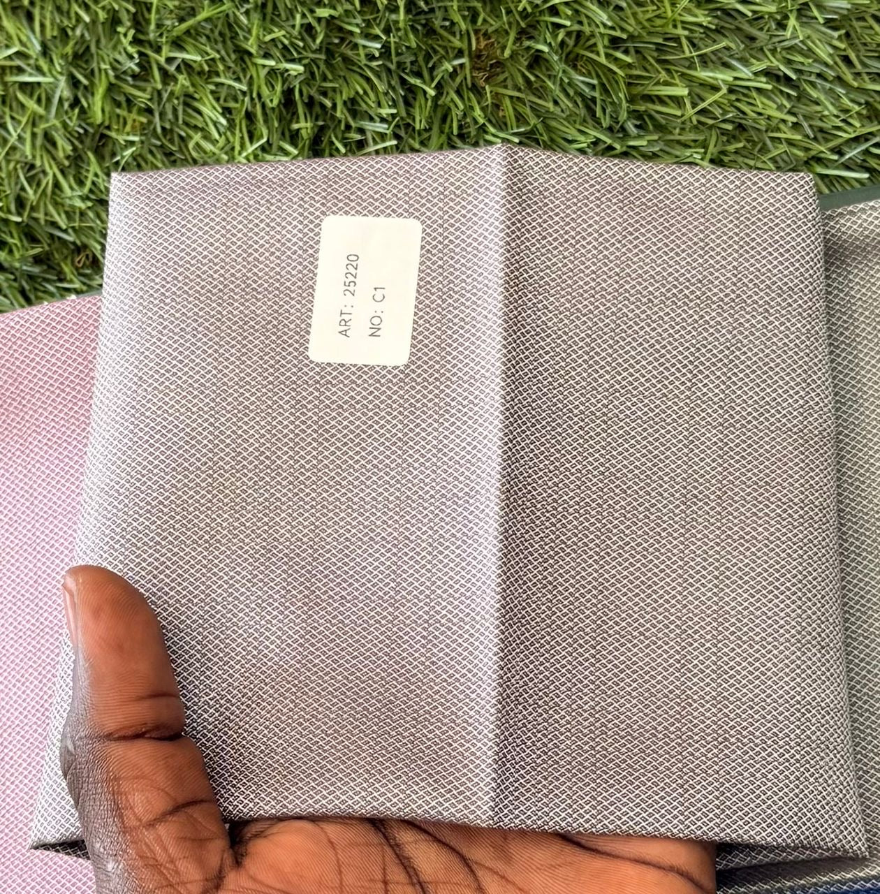 Tissu Oxford Premium rose clair – Tenues Africaines Élégantes